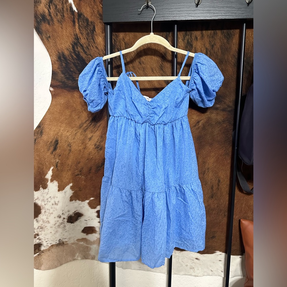 Stitch & Pine blue flower dress